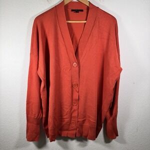 Cyrus Orange Cardigan Long Sleeve Woman |‎ XL